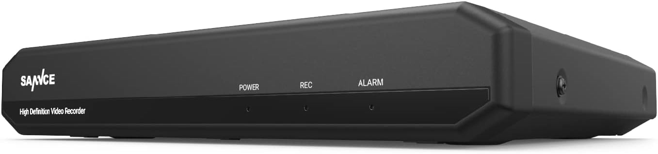 SANNCE 8 Channel 1080P H.264+ Hybrid 5-in-1 Security DVR Recorder Remote Access Motion Alert, Home CCTV DVR for 2MP TVI AHD CVI IP Surveillance Cameras(NO Hard Drive) Pack of 2