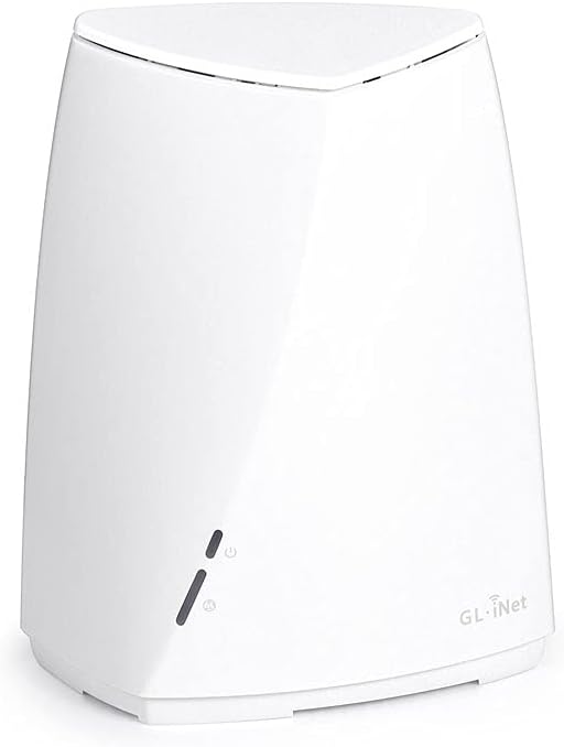 GL-B2200 (Velica) Tri-Band Wireless Mesh Router, 400Mbps (2.4GHz) + 2x867Mbps (5GHz), OpenWrt Pre-Installed, AdGuard Supported, DDR3L 512MB, 16MB Nor Flash, EMMC 8GB, Easy Setup with App (2-Pack)