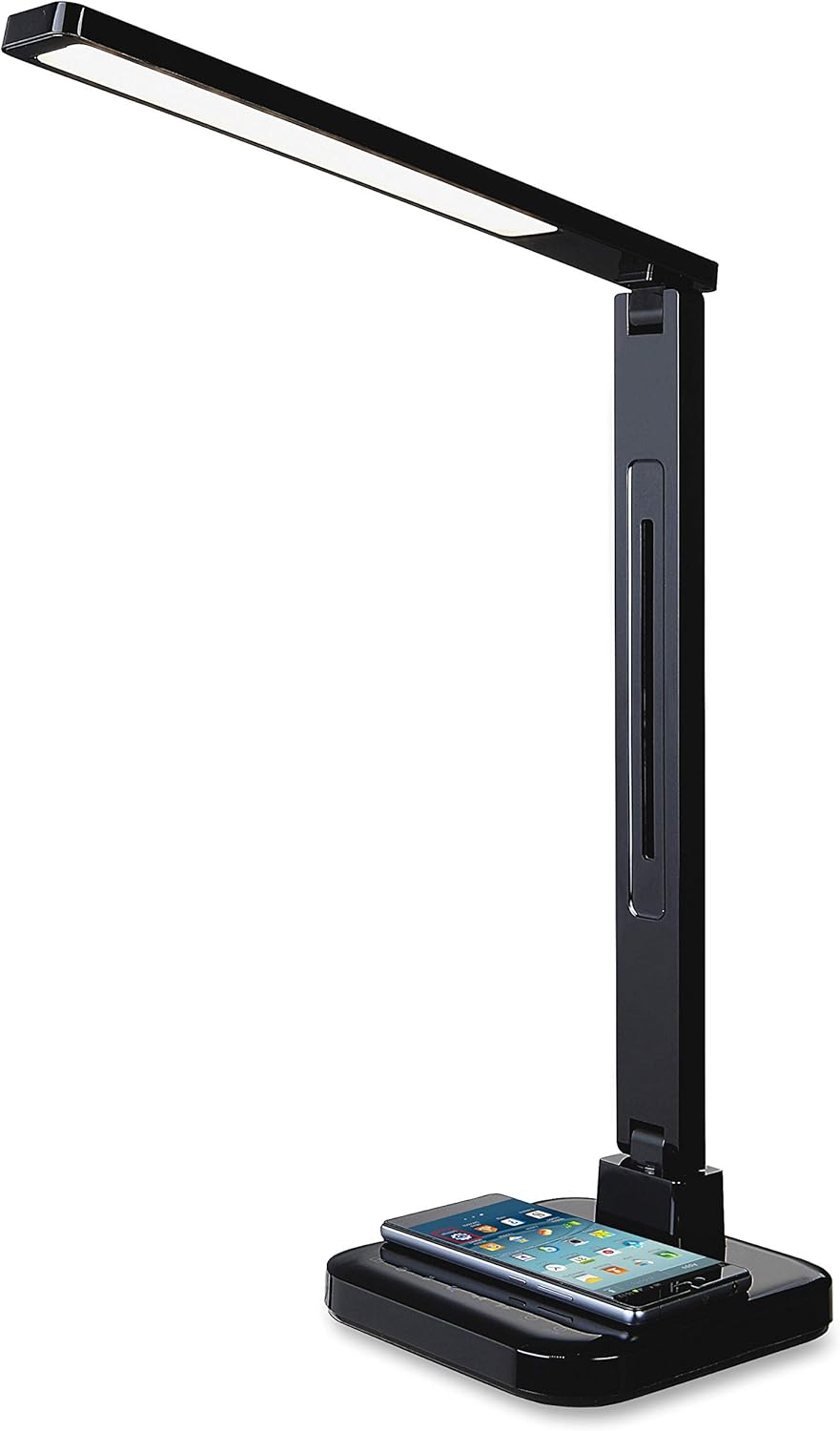 Lorell 99767 Smart LED Desk Lamp, Black
