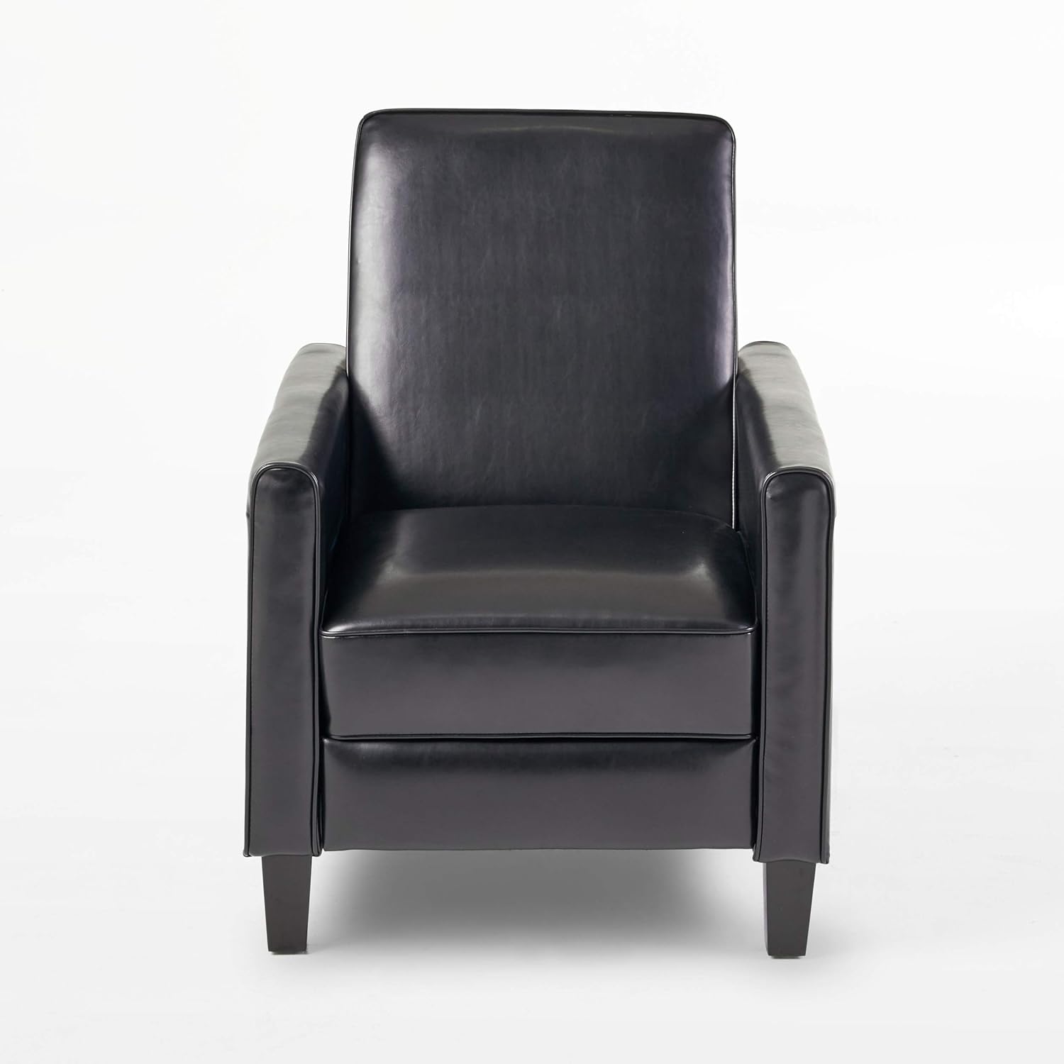 Lucas Space-Saving Leather Recliner | Perfect for Home or Office | Ideal Furnishing Option for Smaller Living Spaces