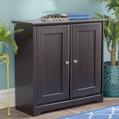 2 Door Accent Cabinet Latitude Run Color: Espresso Oak