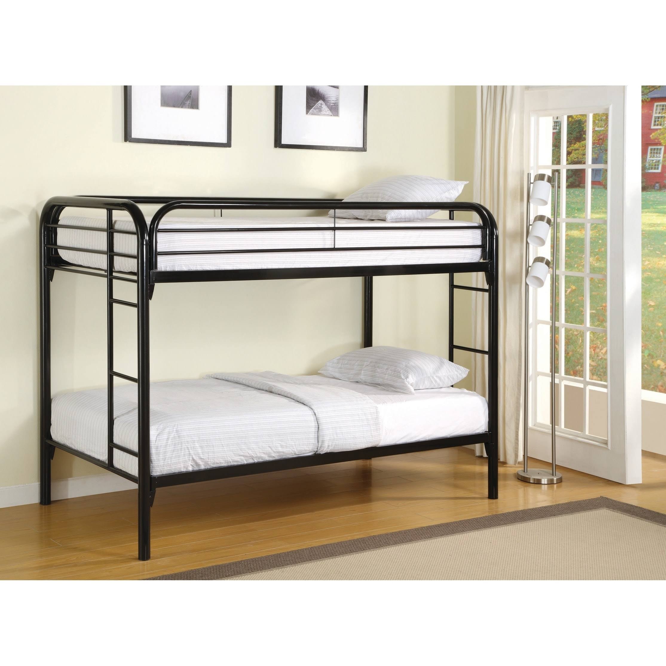 Coaster 2256K Twin/Twin Bunk Bed - Black