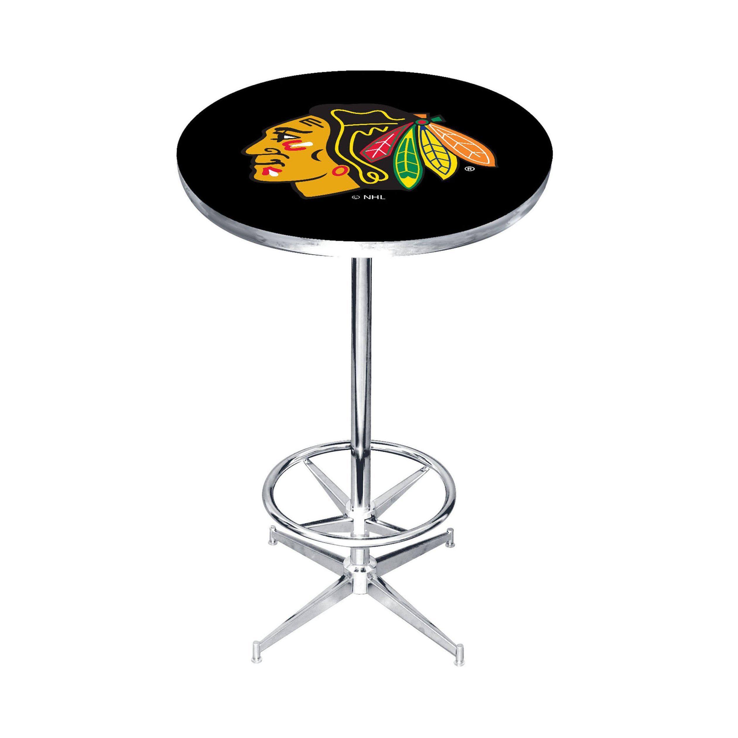 Imperial Chicago Blackhawks Pub Table
