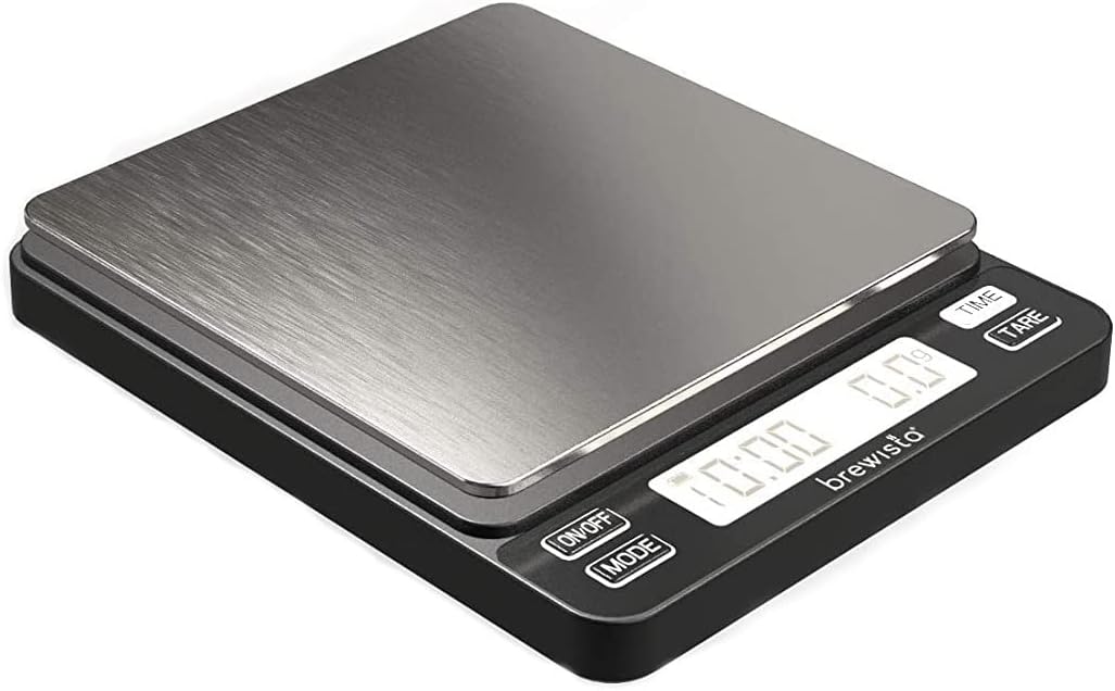 Brewista Smart Scale II for Coffee, Espresso Brewing at Home, USB Battery, 70 oz / 200 g Capacity, 6 Modes