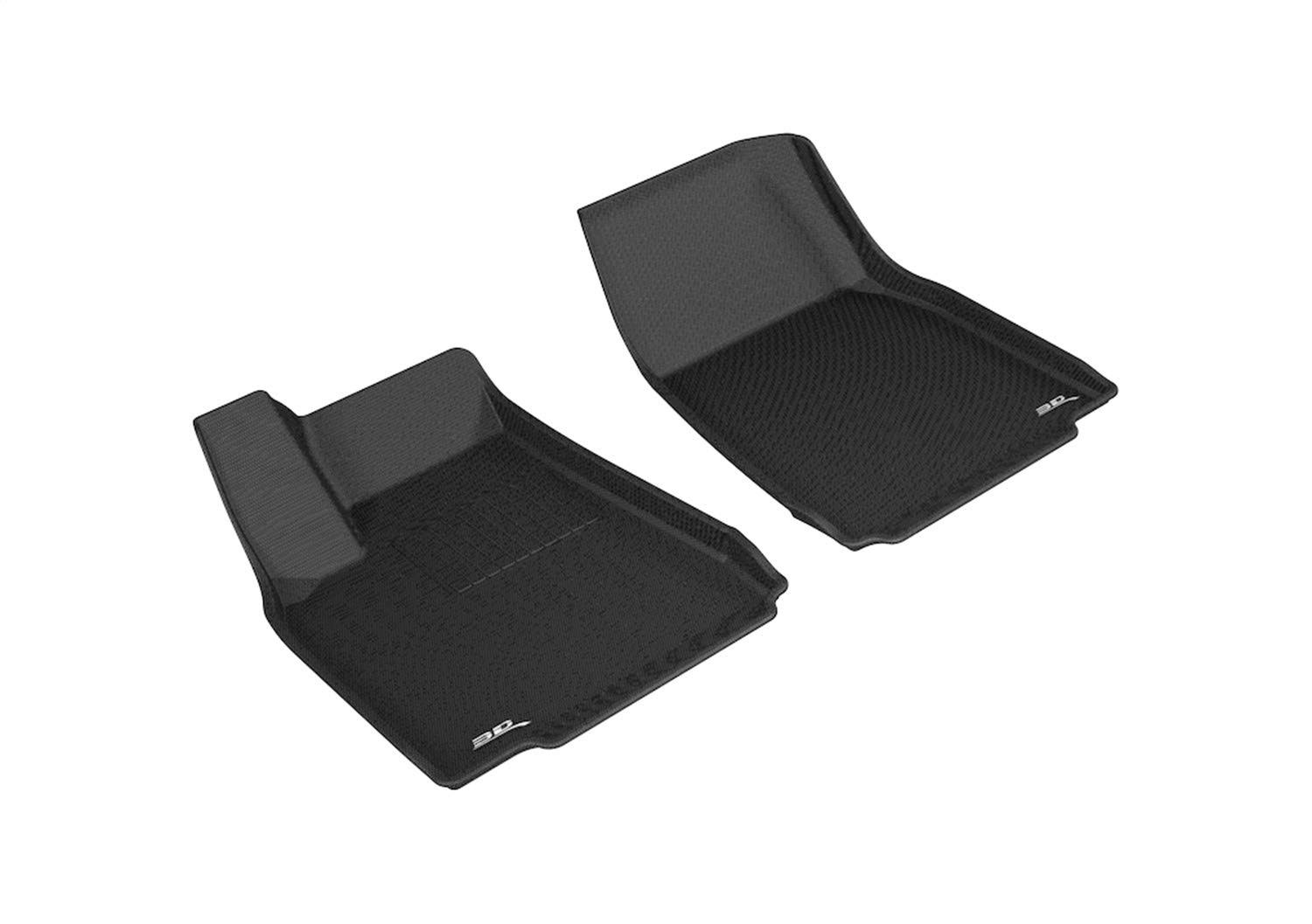 3D MAXpider L1TL00111509 R1 Kagu Floor Mat for Tesla Model x 2016-2017 Black