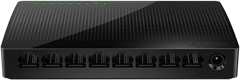 Tenda 9 Port Gigabit PoE Ethernet Switch- with 8×PoE @102W (TEG1109P) | Plug & Play | Office Size | Metal Housing | Lightning Protection | Easy Smart | Limited Lifetime Protection Pack of 2