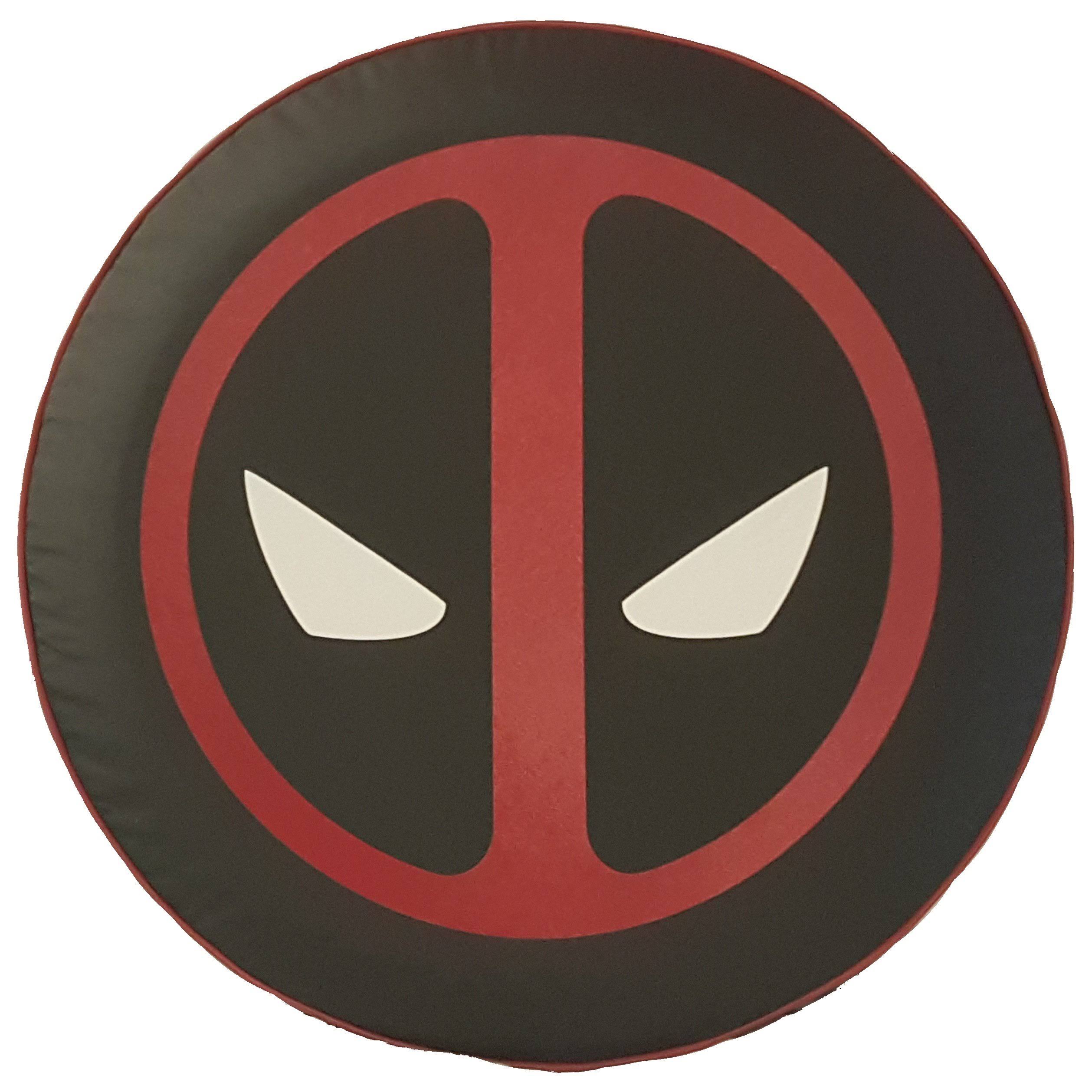 Sparecover BR-DP-35 Brawny Series Black Denim 35x22 Heavy Denim Vinyl Tire Cover (Deadpool)