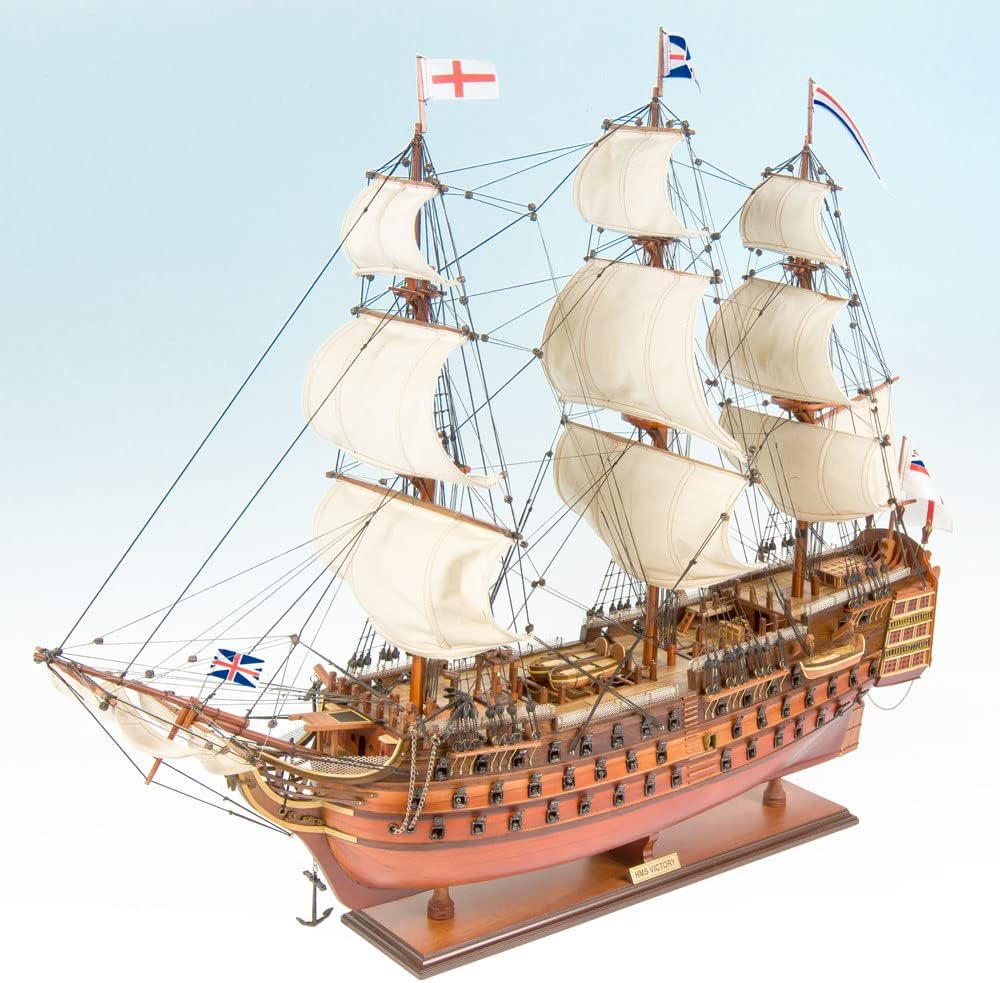 Seacraft Gallery HMS Victory Wooden Model Ship 37.4