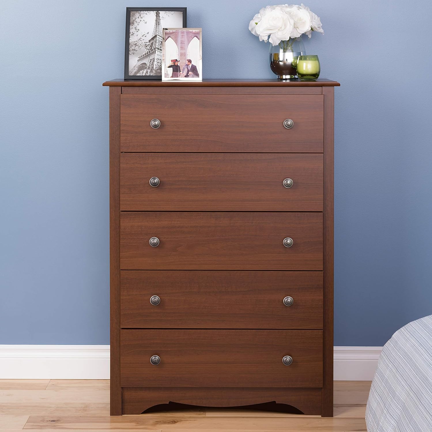 Prepac White Monterey 5 Drawer Chest