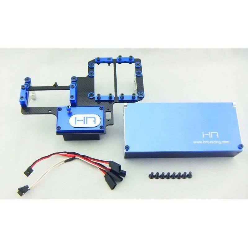 Hot Racing FVE24TG01 Graphite Twin Servo Conversion Set