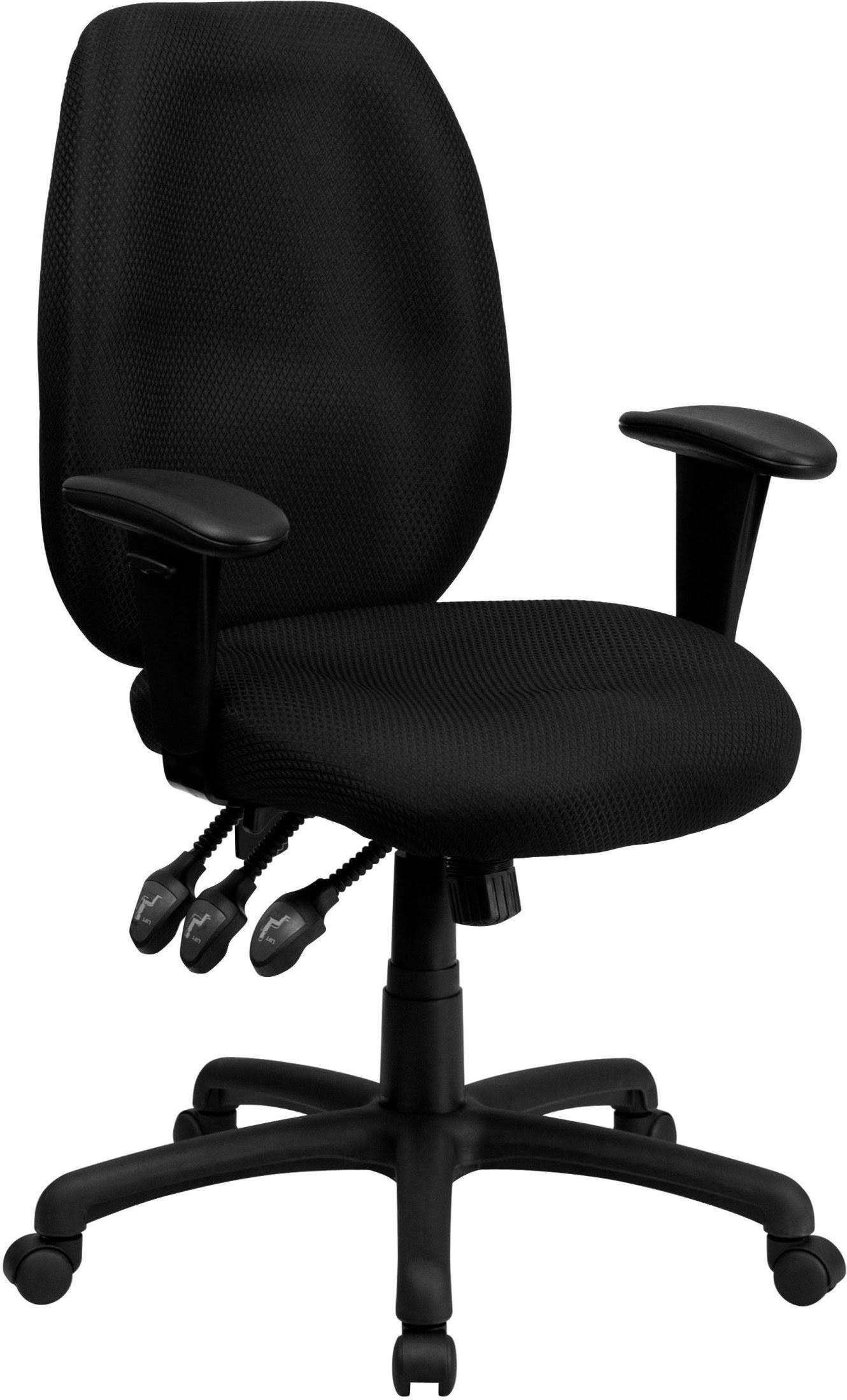 Flash Furniture Black Fabric Office Chair