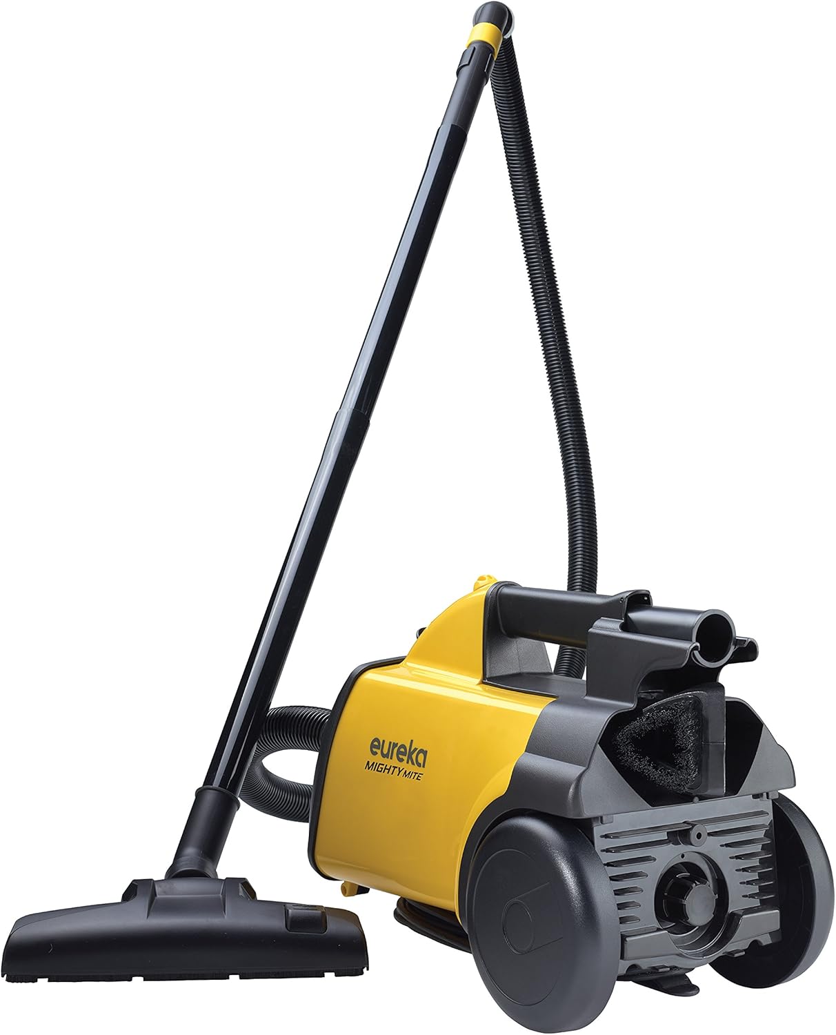 Eureka 3670M Canister Cleaner, Lightweight Powerful Vacuum for Carpets and Hard floors, w/ 5bags,Yellow
