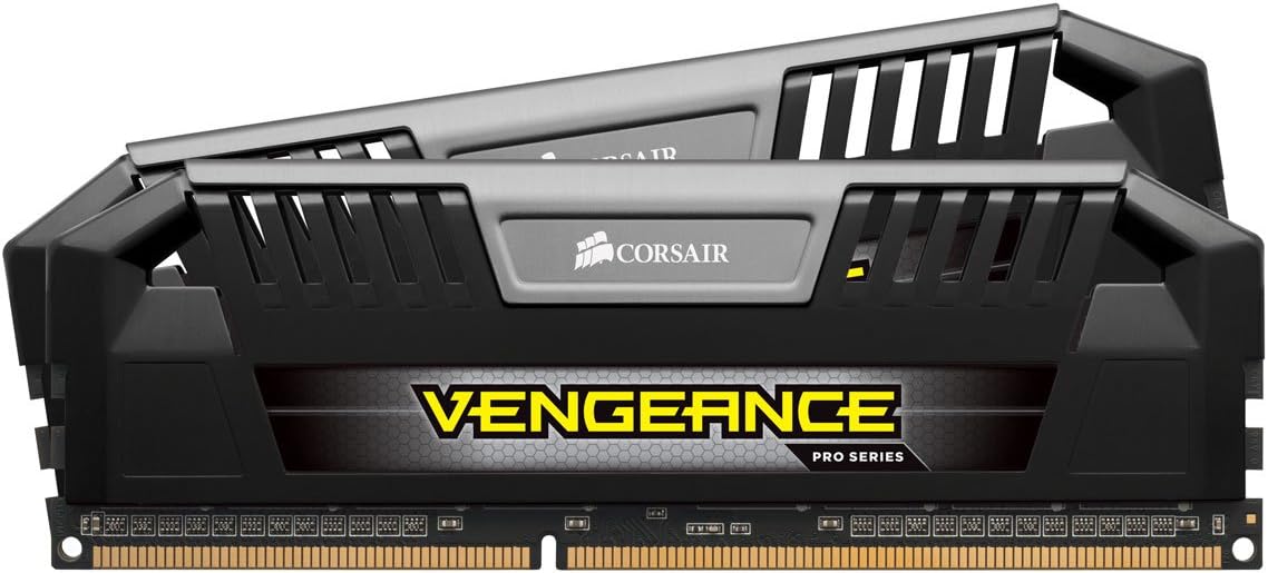 Corsair Vengeance Pro Series 16GB (2x8GB) DDR3 1600 MHZ (PC3 12800) Desktop Memory 1.5V, Black Pack of 2