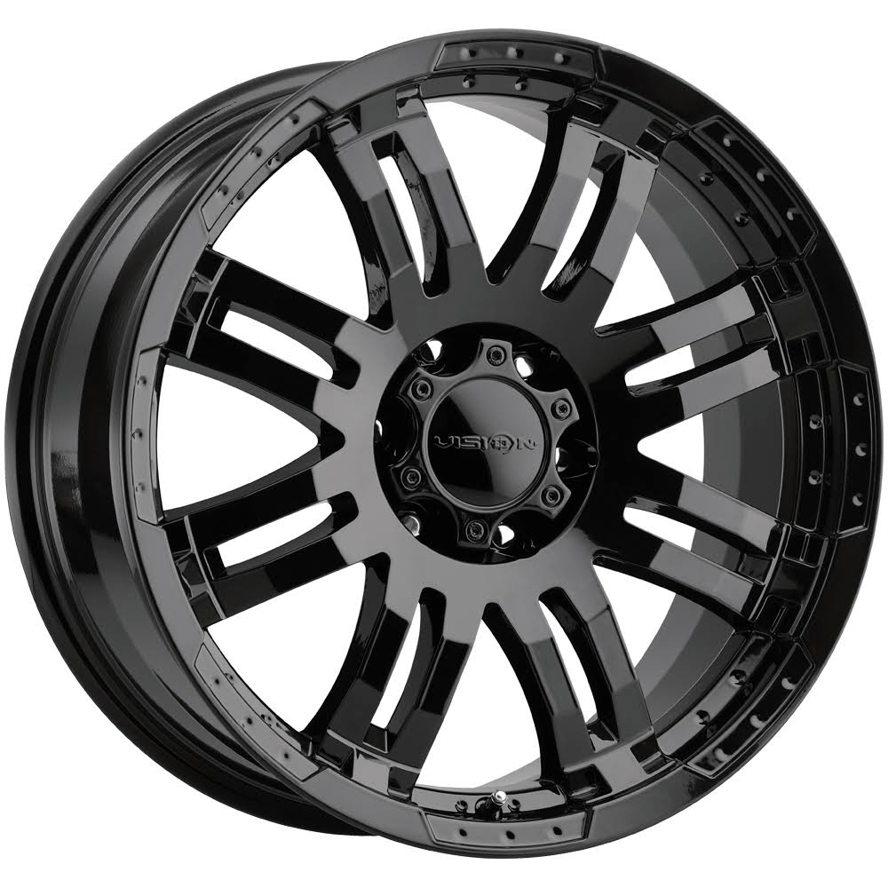 Vision Offroad 375 Warrior 20x9 5x139.7 18et Gloss Black Wheel