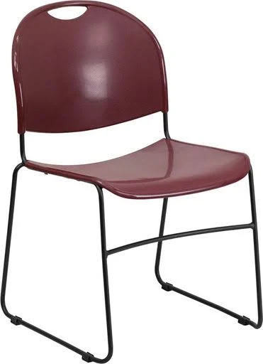 Flash Furniture Hercules Series 880 lb. Capacity Burgundy Ultra Compact..., Red