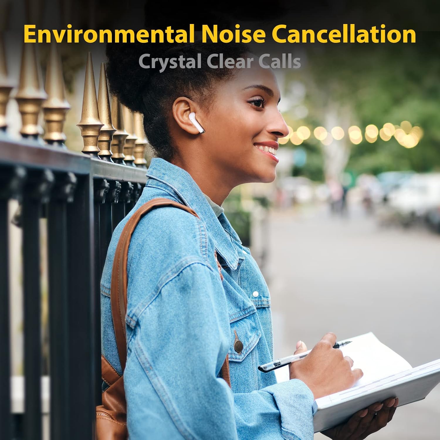 UMIDIGI AirBuds True Wireless Bluetooth Earbuds, 20H Playtime in-Ear Touch Control Earphones,Waterproof Headphones with Microphones for Office, Gym and Sport Pack of 2