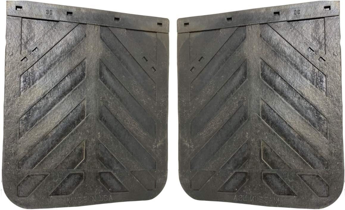 Denco Black Mud Flaps - 1/4