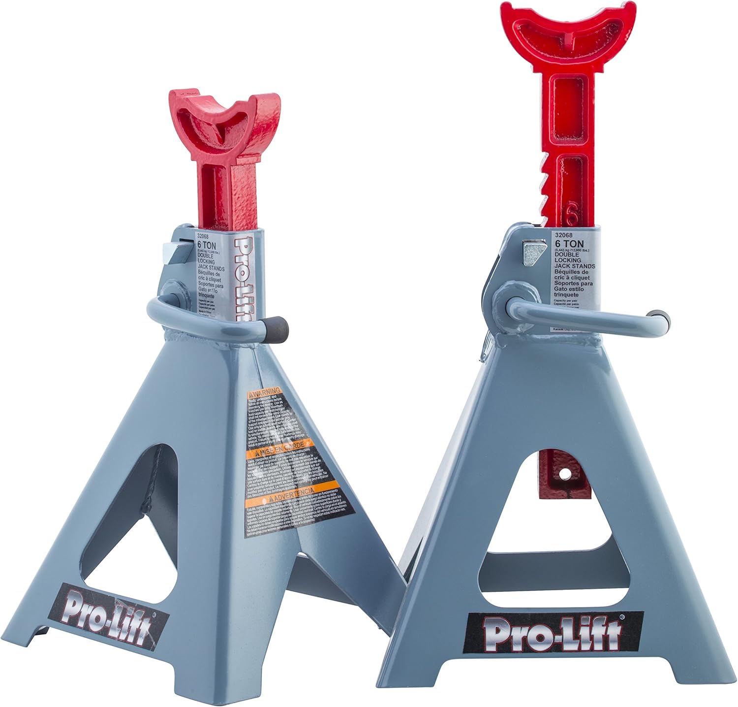 Pro-Lift T-6906D Double Pin Jack Stand - 6 Ton, 18x12 Inch (Pack of 1)