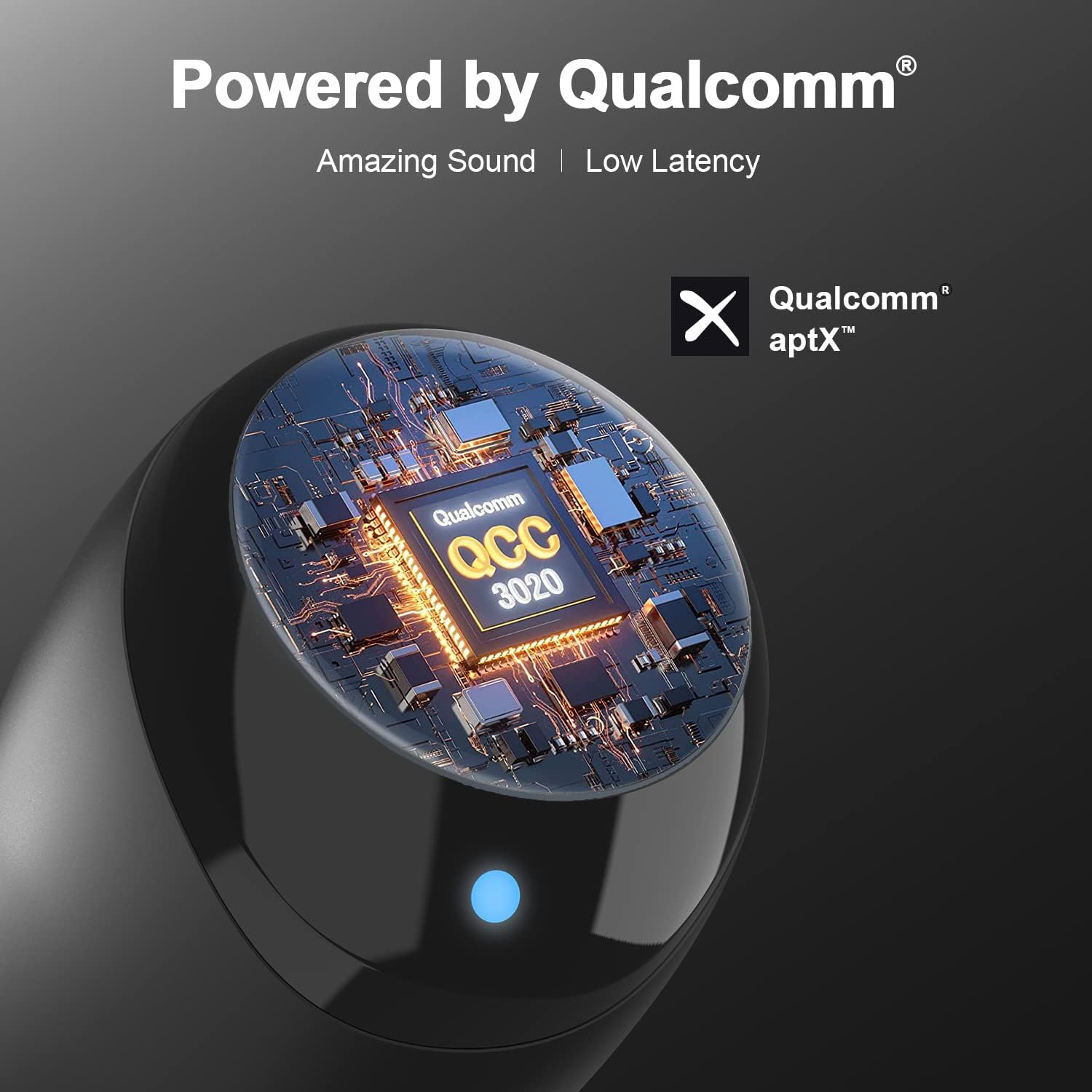 TECNO Wireless Bluetooth Earbuds with Microphone, CVC 8.0 Noise Cancelling Earbuds Wireless Bluetooth, Aptx Low Latency Earbuds Built in Mic, Waterproof Bluetooth Headphones Touch Control, BDE01 Pack of 2