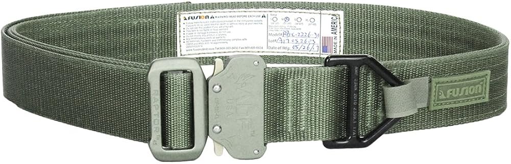 Fusion Tactical Military Police Riggers Belt Generation II Type C Foliage Green Large 38-43