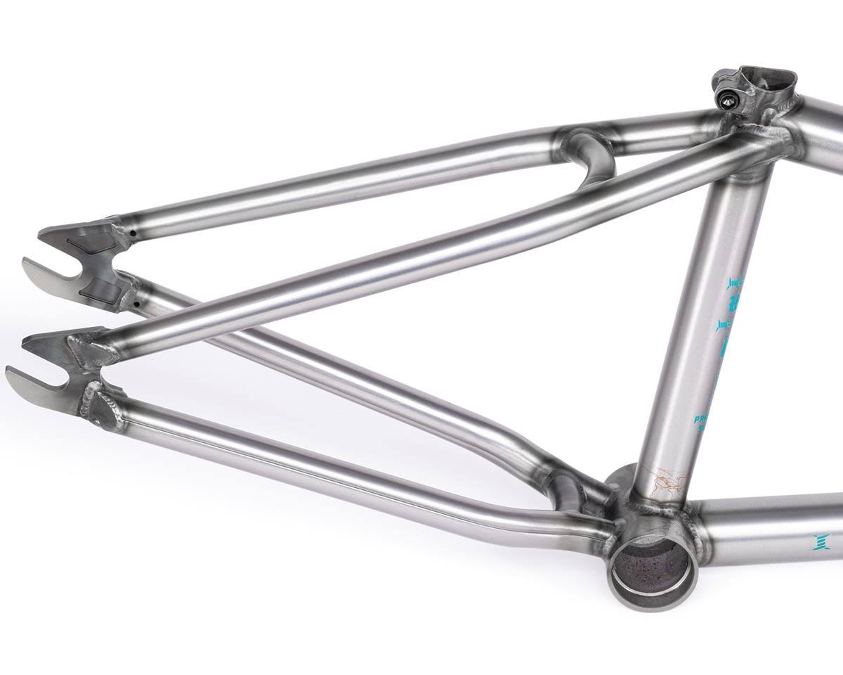 We The People Pathfinder BMX Frame - 20.75x22 TT Matt Black/Raw Fade