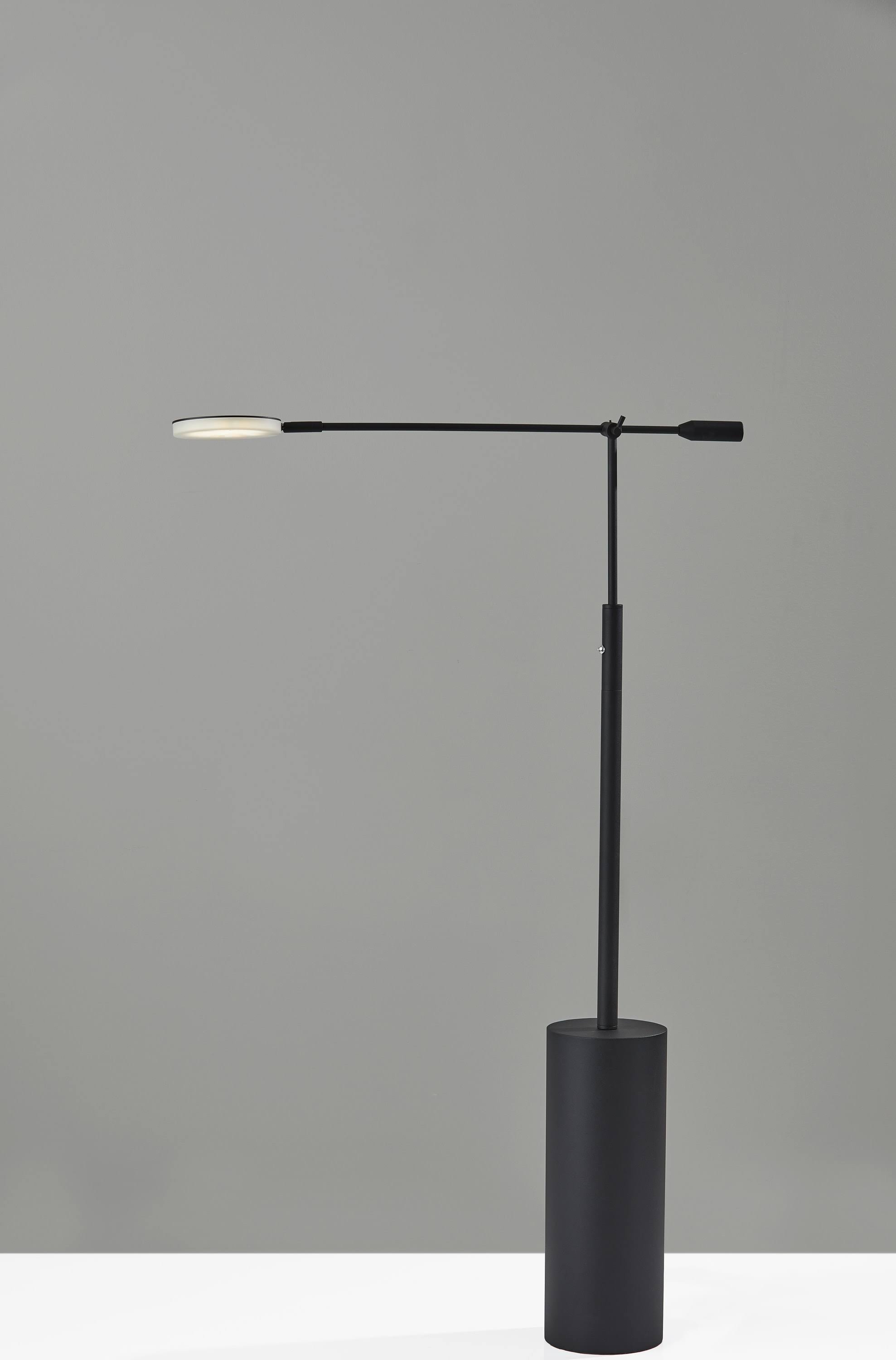 Adesso Grover Black LED Floor Lamp
