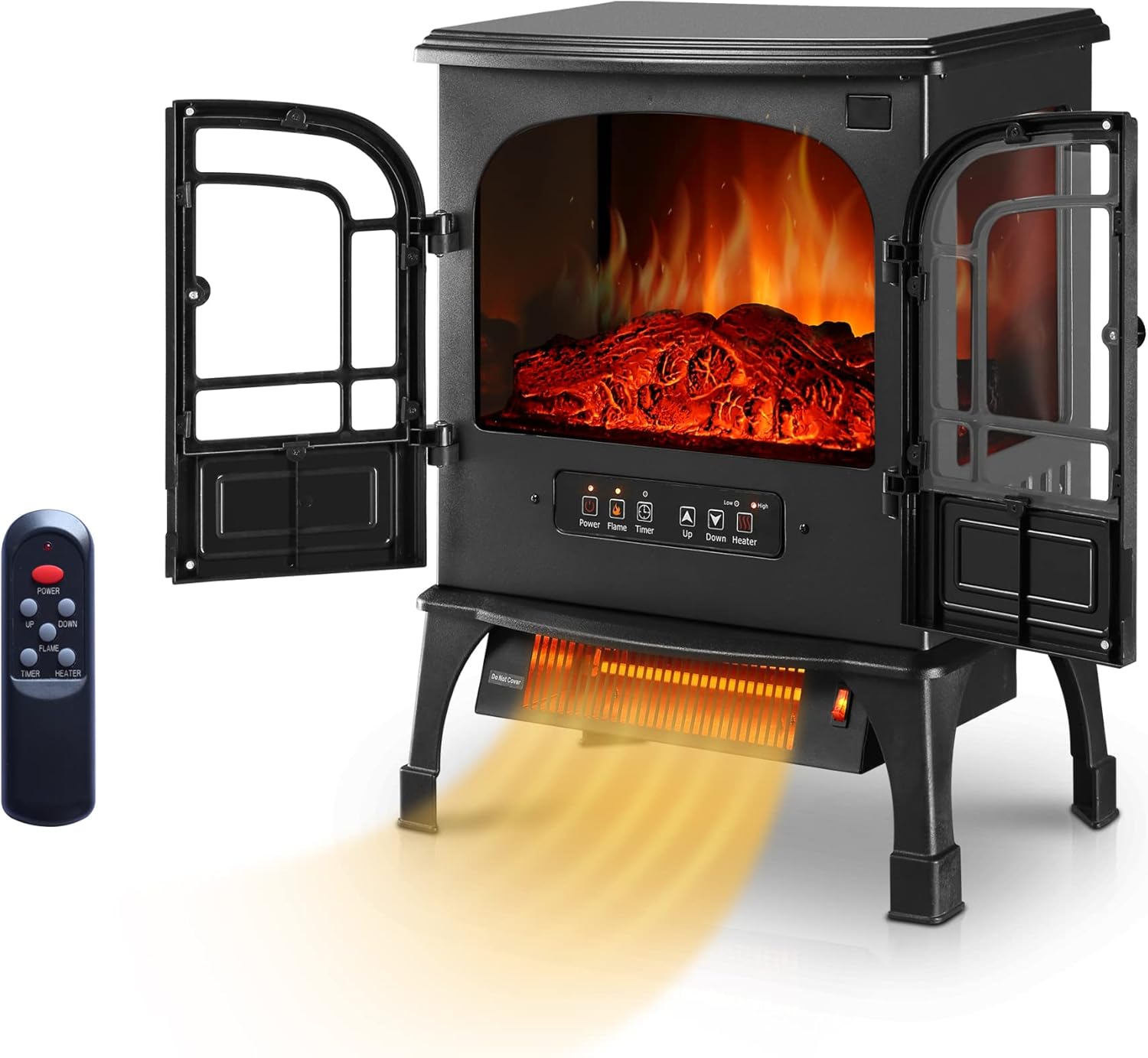 Saemoza 3D Electric Fireplace Stove, 26