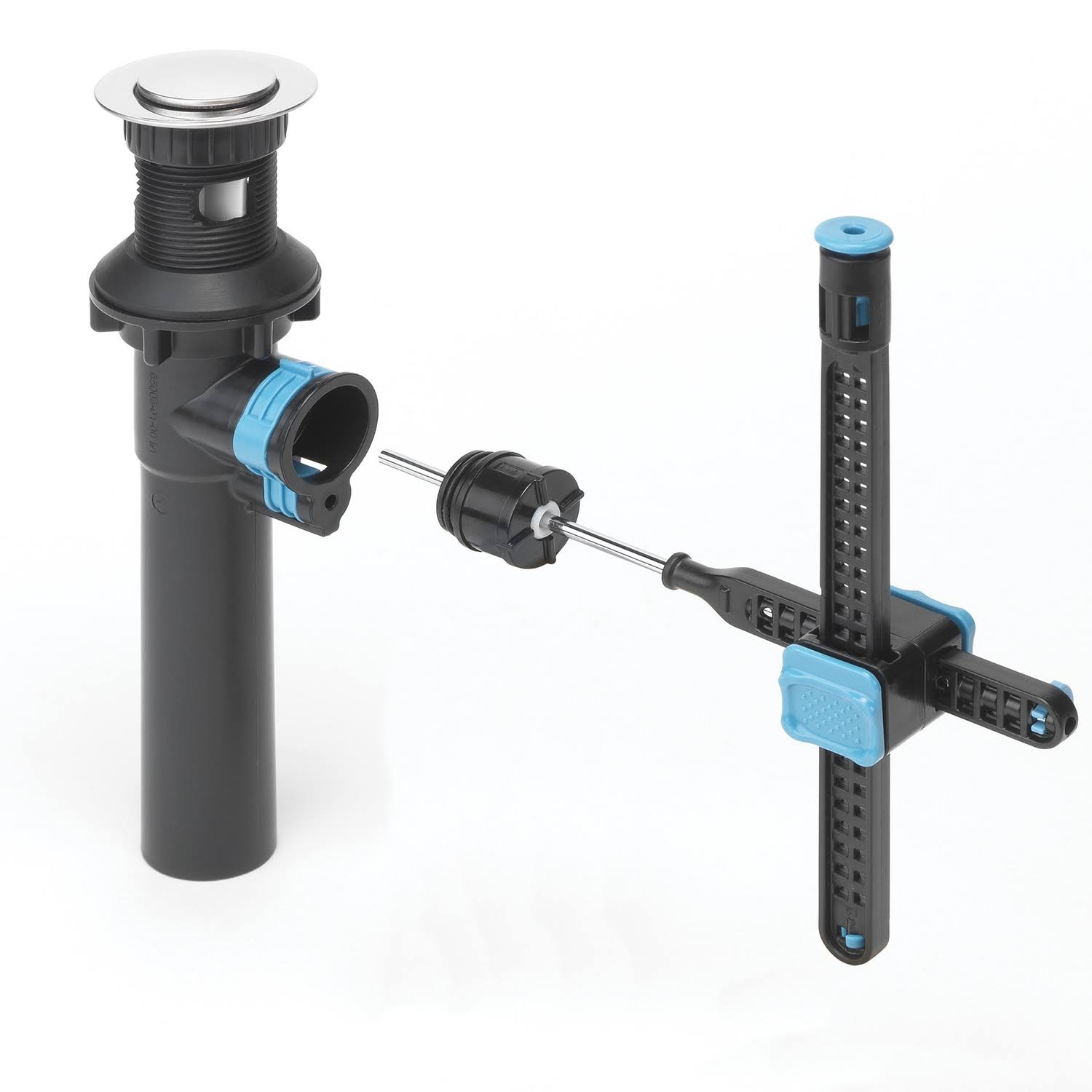 Oakbrook Pacifica Chrome Two Handle Lavatory Pop-Up Faucet 4 in.