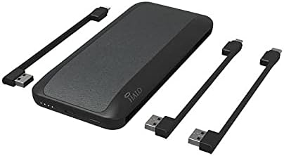 Halo 10000 AC - Contains a 10,000mAh Internal Battery with Built-in AC Wall Plug & Charging Cables - Fuchsia (801106979) Pack of 2