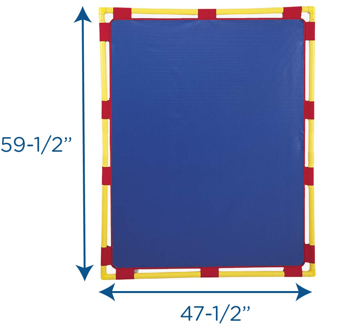 Children's Factory Big Screen PlayPanel, Kids Room Divider, Classroom Partitions, Screen for Daycare or Preschool, Blue (CF900-517B)