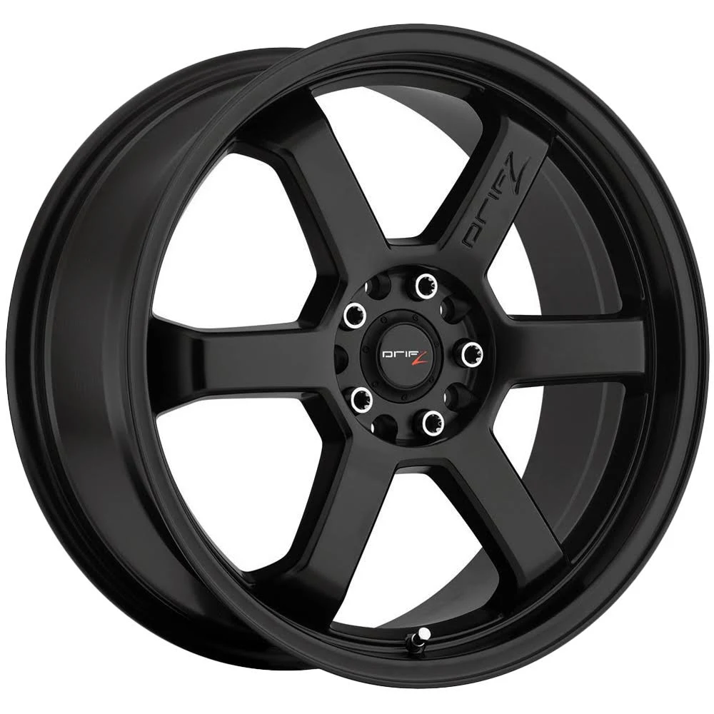 Drifz 303B Hole Shot 16x7 5x100/5x114.3 +42et Satin Black Wheel