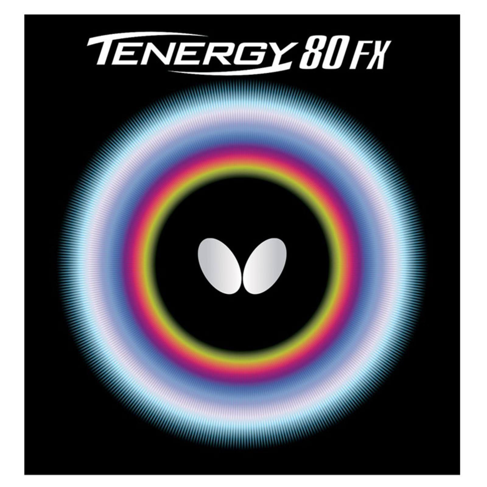 Butterfly Tenergy 80 FX Table Tennis Rubber Black / 2.1 mm