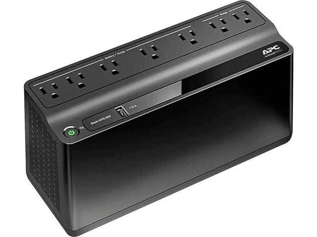APC - Back-UPS 650VA Battery Back-Up System - Black BN650M1