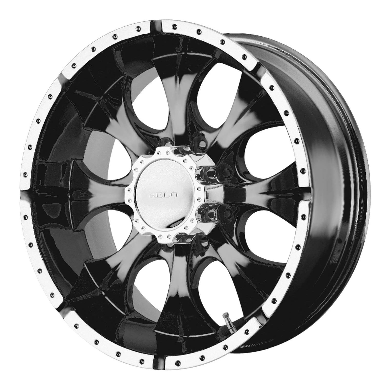 Helo HE791 Gloss Black Machined Wheel - 16x86x5.5