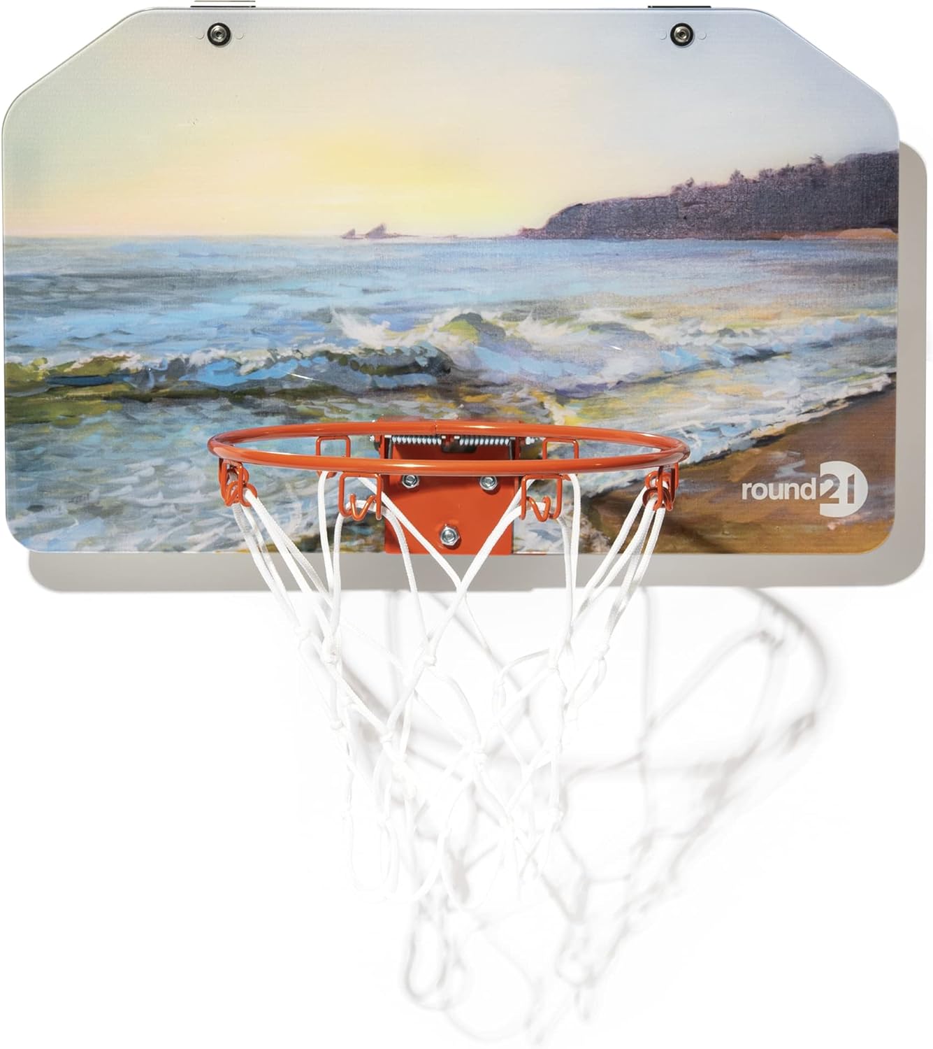 round21 - Ocean View - Over The Door Mini Basketball Hoop with 18