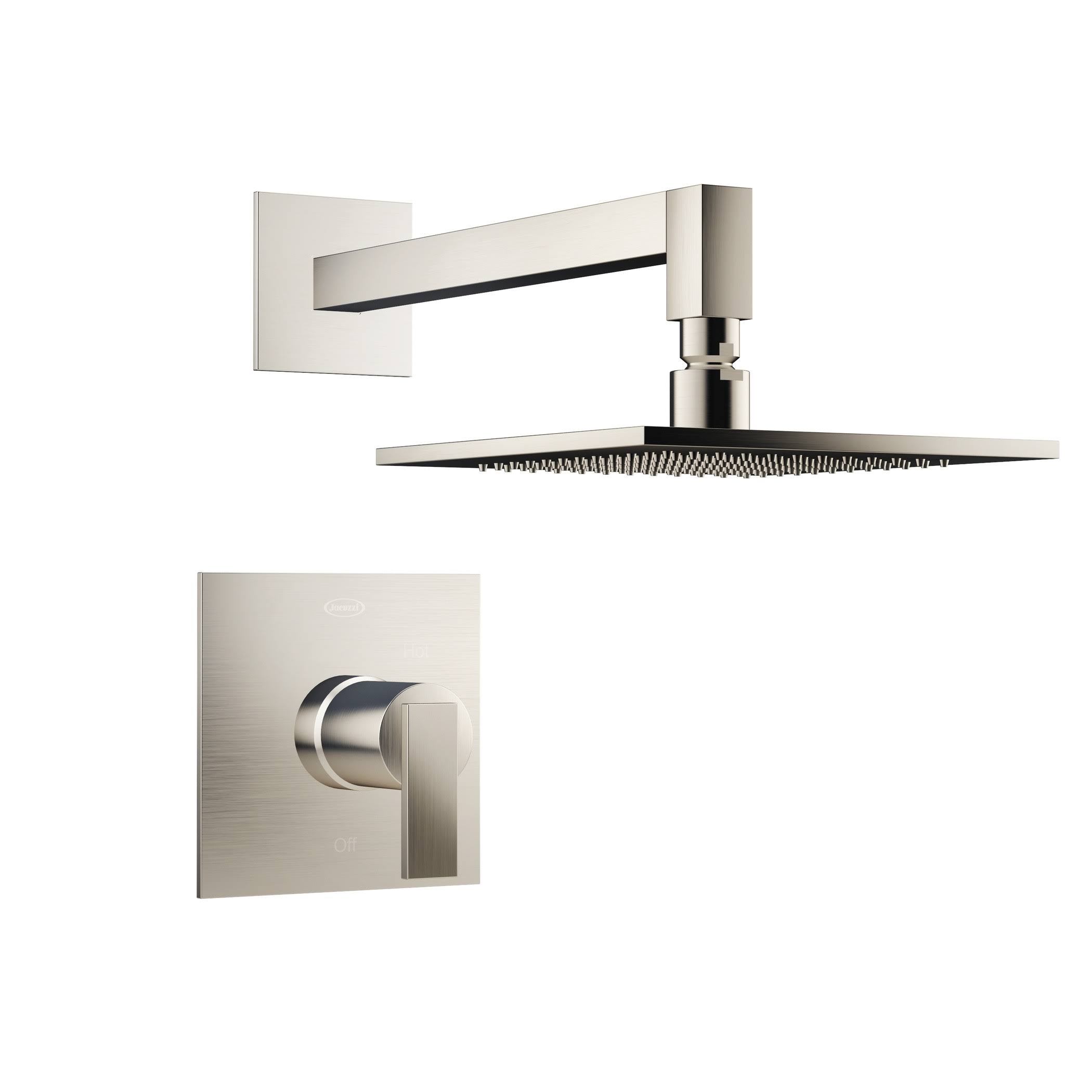 Jacuzzi Mincio Brushed Nickel 1-Handle Shower Faucet with Valve Mx83826