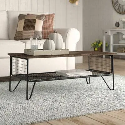 Laurel Foundry Modern Farmhouse Odile Coffee Table, Black