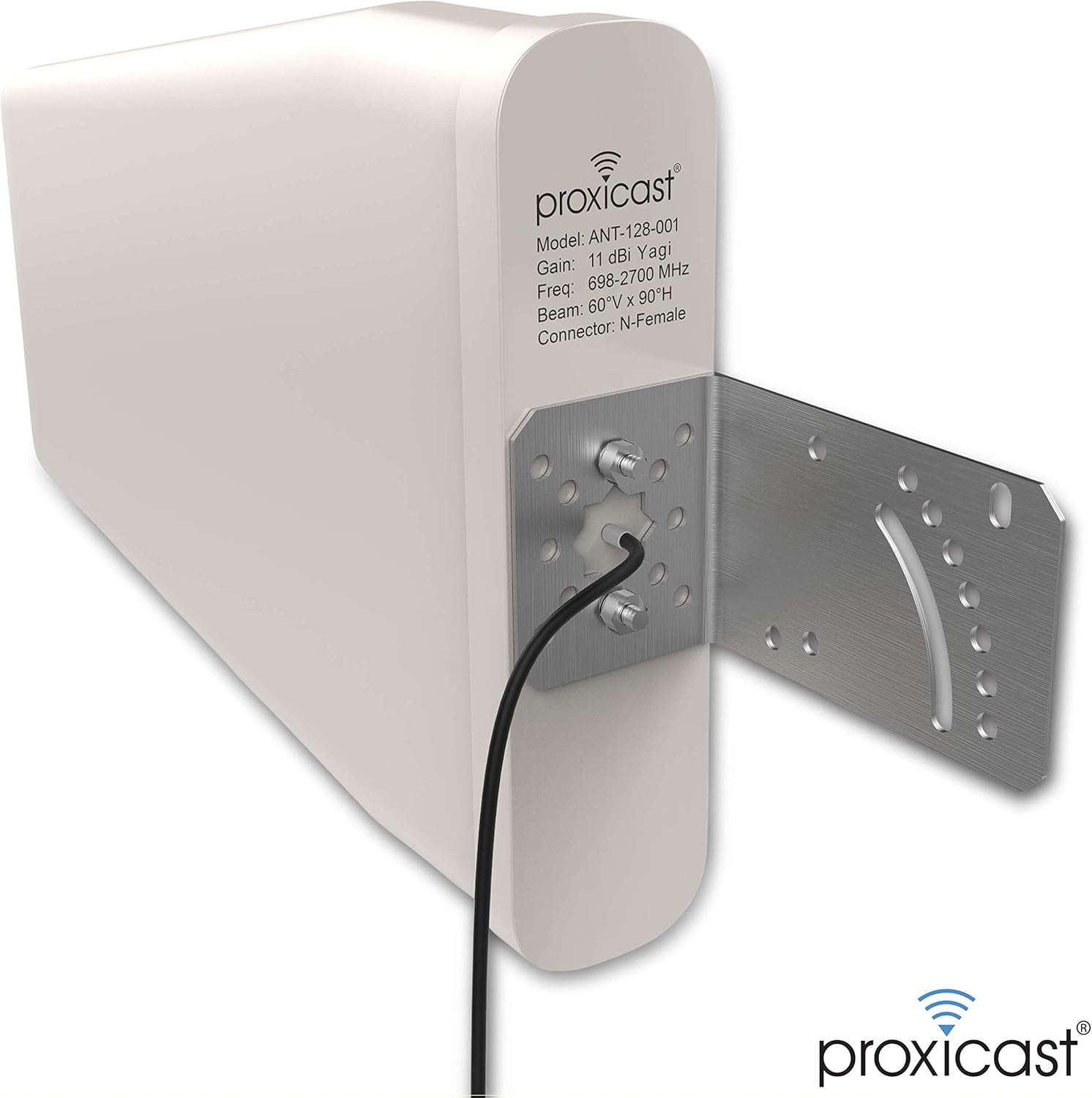 Proxicast 11 dBi Yagi High Gain 3G / 4G / LTE/xLTE/Wi-Fi Universal Fixed Mount Directional Antenna (698-2700 MHz) (Renewed) Pack of 2