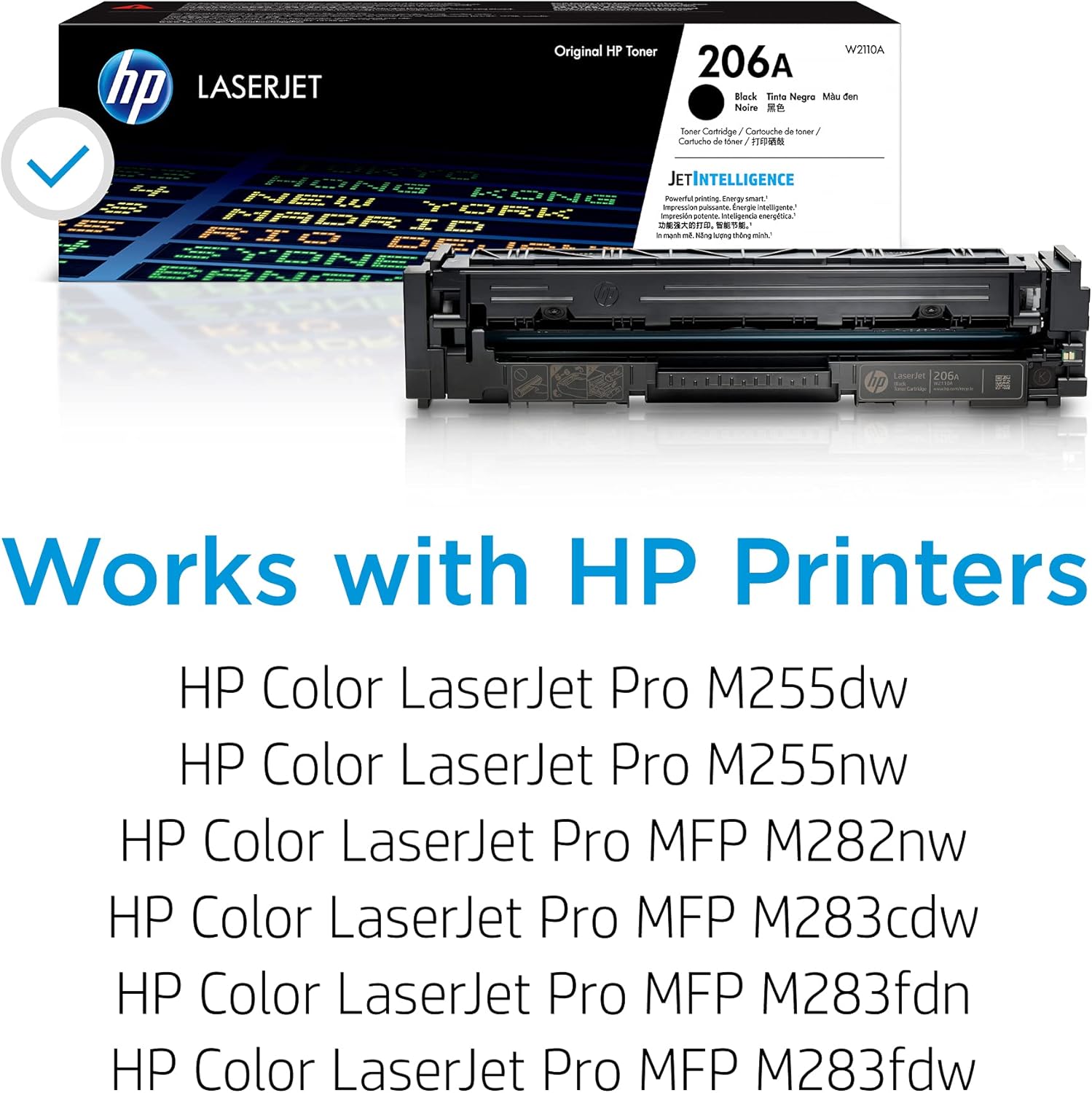 HP 206A | W2110A | Toner-Cartridge | Black Pack of 2
