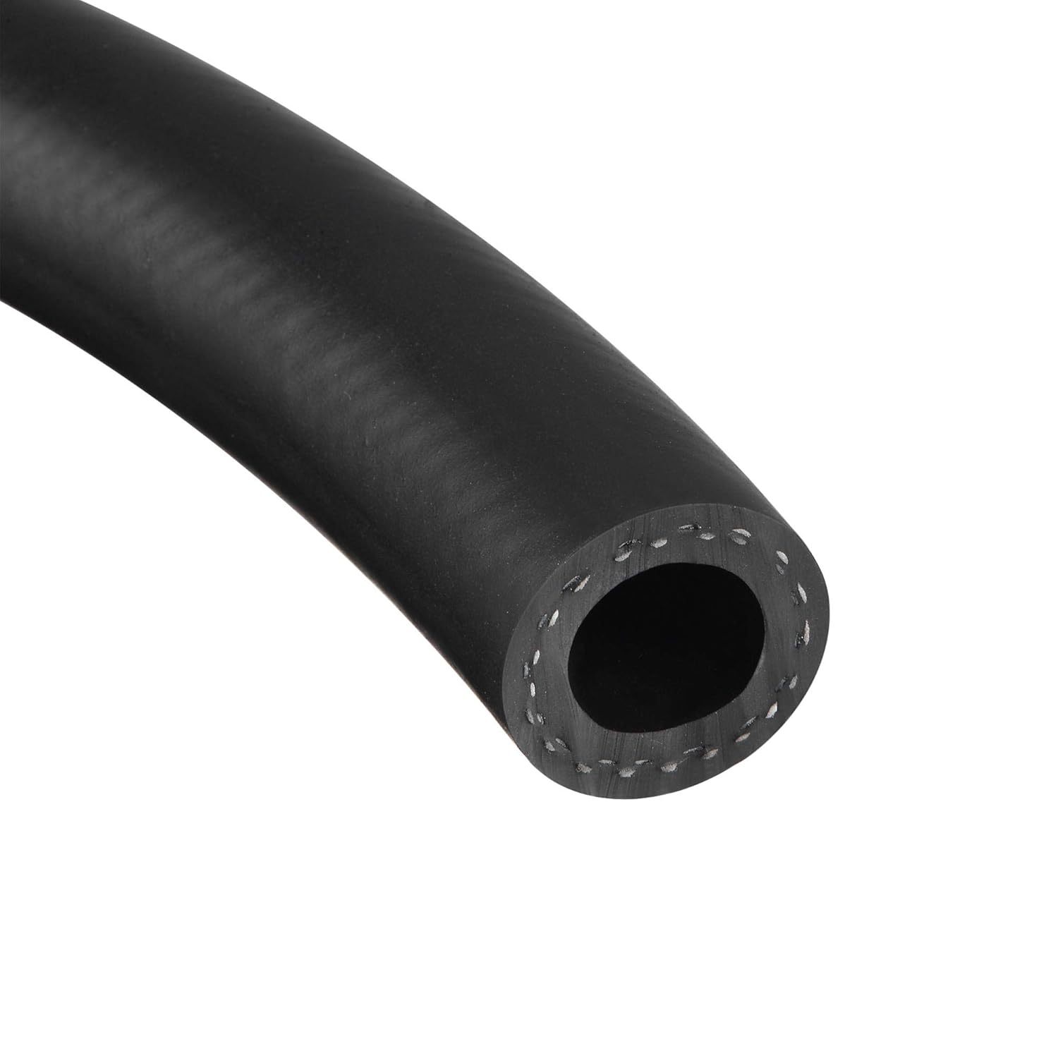 uxcell 16mm ID Fuel Line Hose, 27mm OD 2ft Black Oil Hose for Small Engines Pack of 2