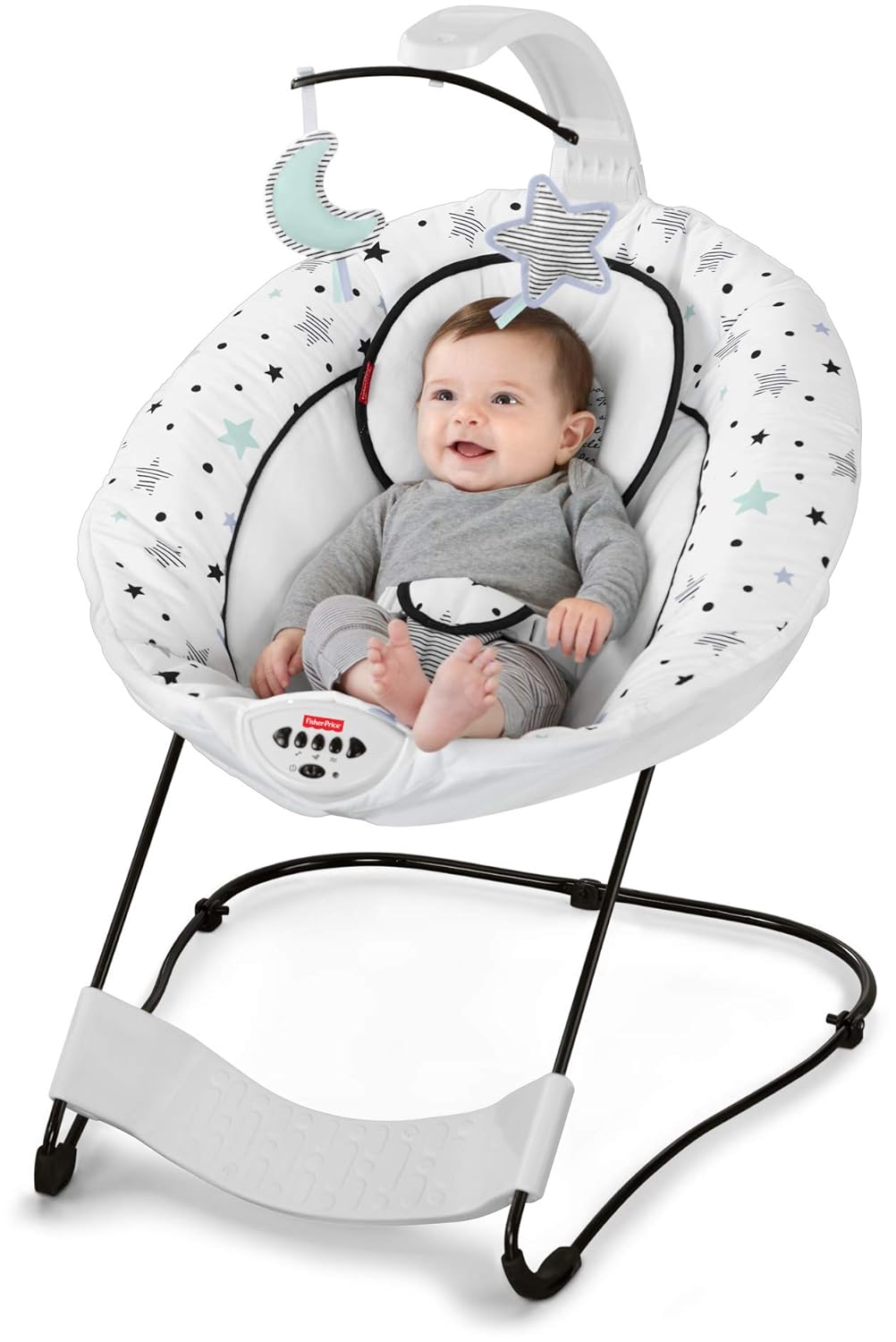 Fisher-Price See and Soothe Deluxe Bouncer - Starry Wonders, Soothing Baby Seat Pack of 2