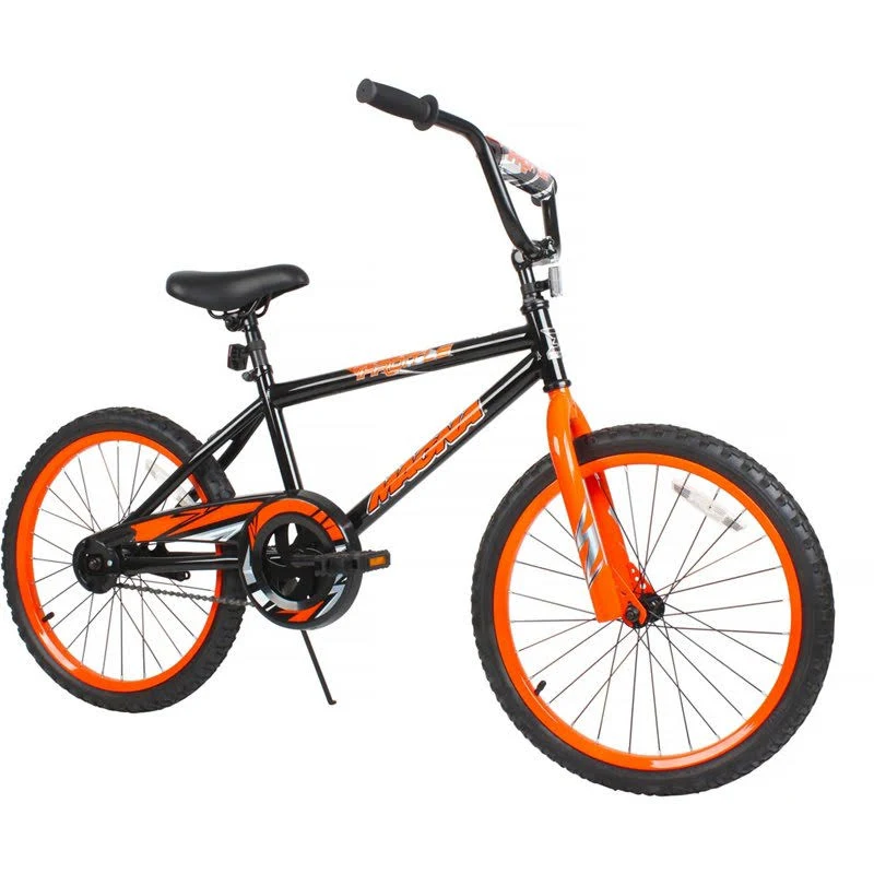 Magna Boys& Throttle 20 in BMX Bike Black/Orange - Boys Bikes at Academy Sports