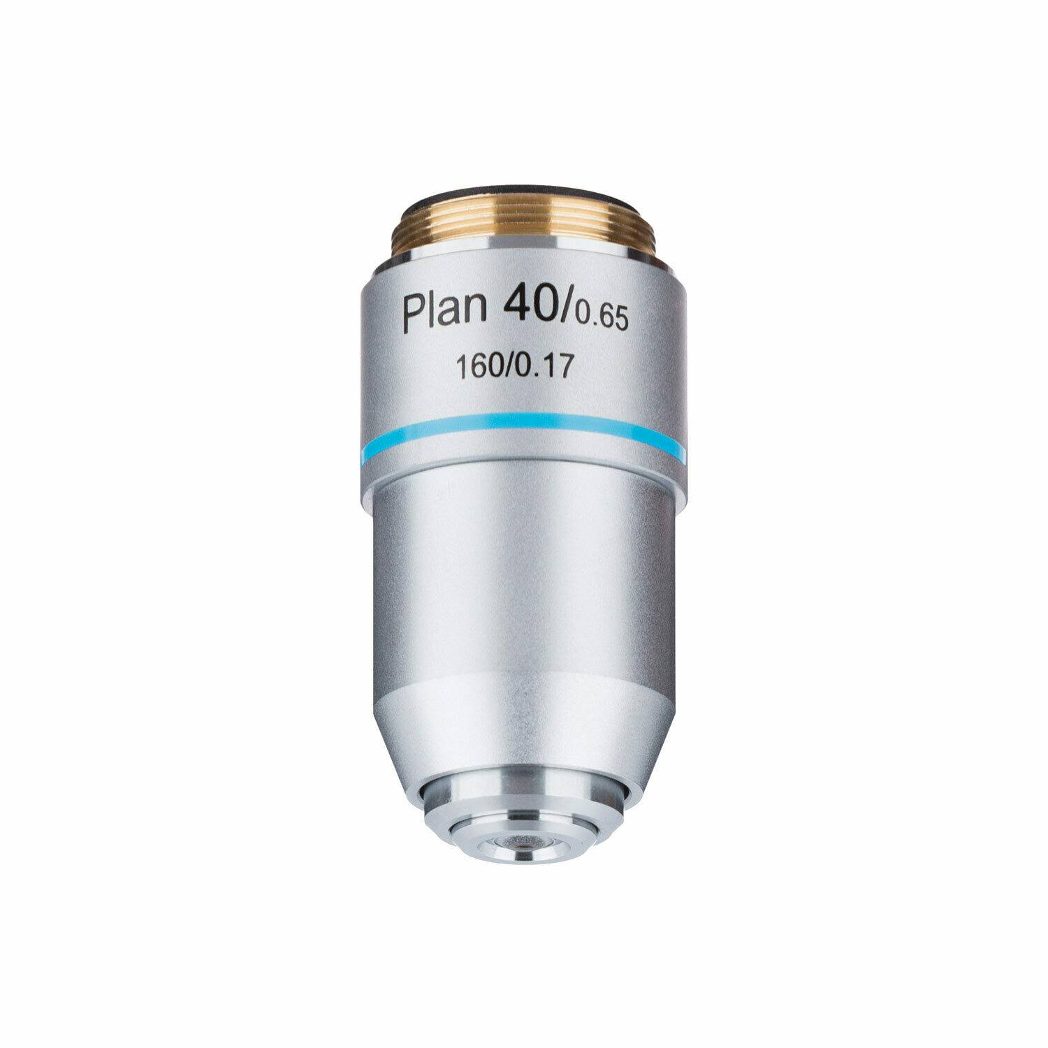 Amscope 40x Plan Achromatic Compound Microscope Objective Lens