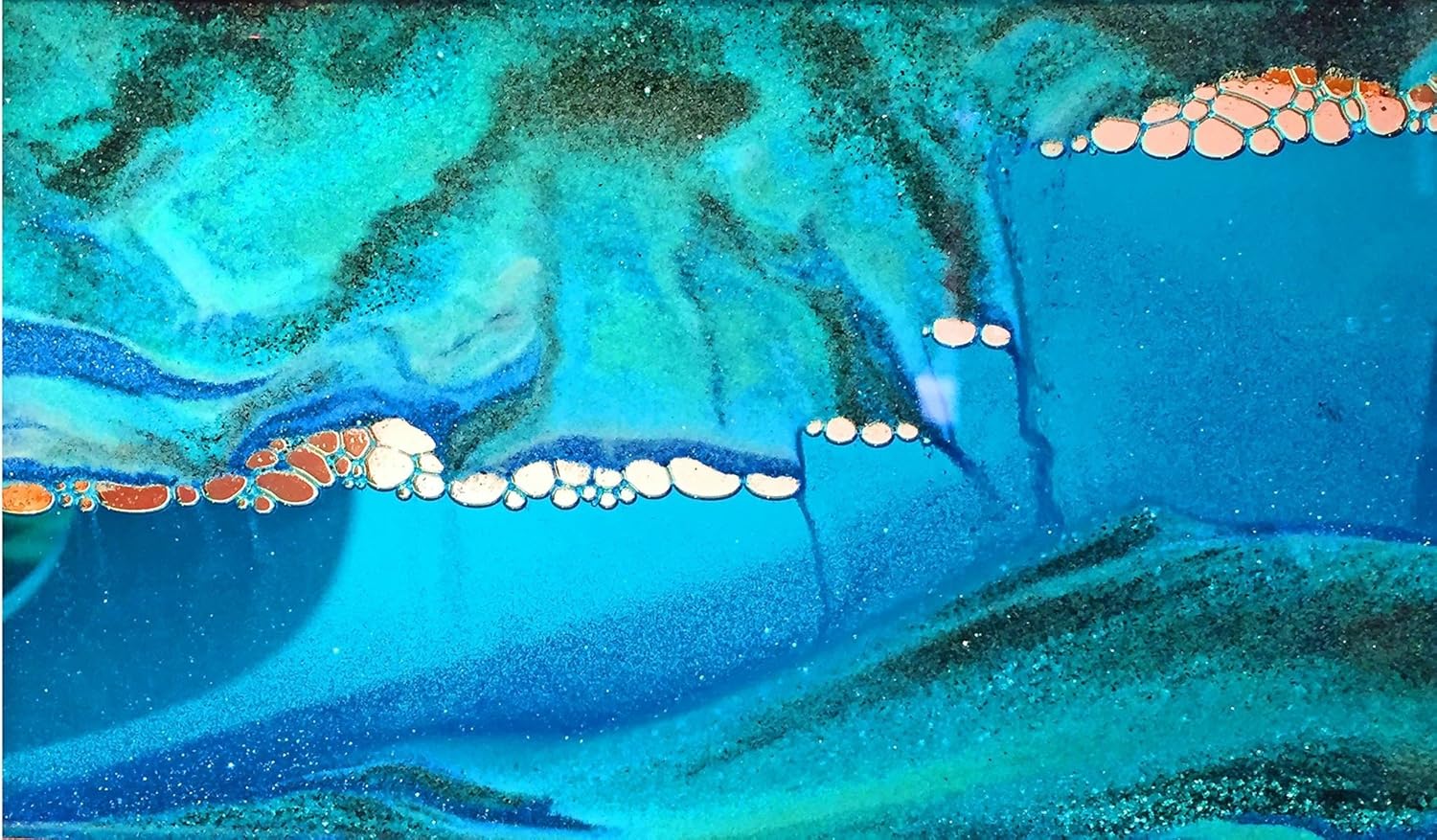 Exotic Sands Sand Pictures Manufacturer Direct - USA Quality - Lg23 Framed Desert Sands - Large Cherry Wood Frame (Sunset Orange) Handcrafted - Handmade - William Tabar Artist - Art in Motion