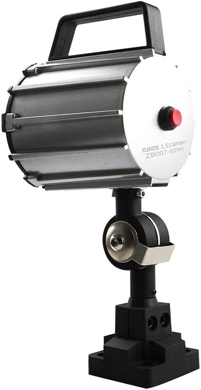 LED Machine Light,12W 120 Volt Adjustable Short Arm LED Work Light for Drilling,Lathe, CNC Milling Machine (12W with US Plug)