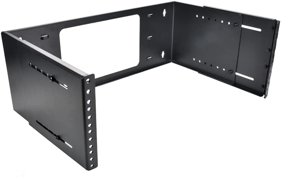 Beszin 4U Hinged Extendable Wall Mount Bracket, Max 13.5