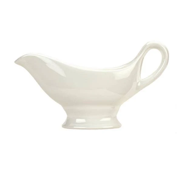 Syracuse China 911190034 International 6 oz White Sauce Boat - 12 / CS