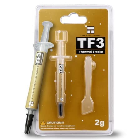 TF3 Thermal Conductive Silicone Grease (CPU Heat Dissipation Paste 2G Version Thermal Conductivity 6.0 Notebook Thermal Conductivity Paste) Pack of 2