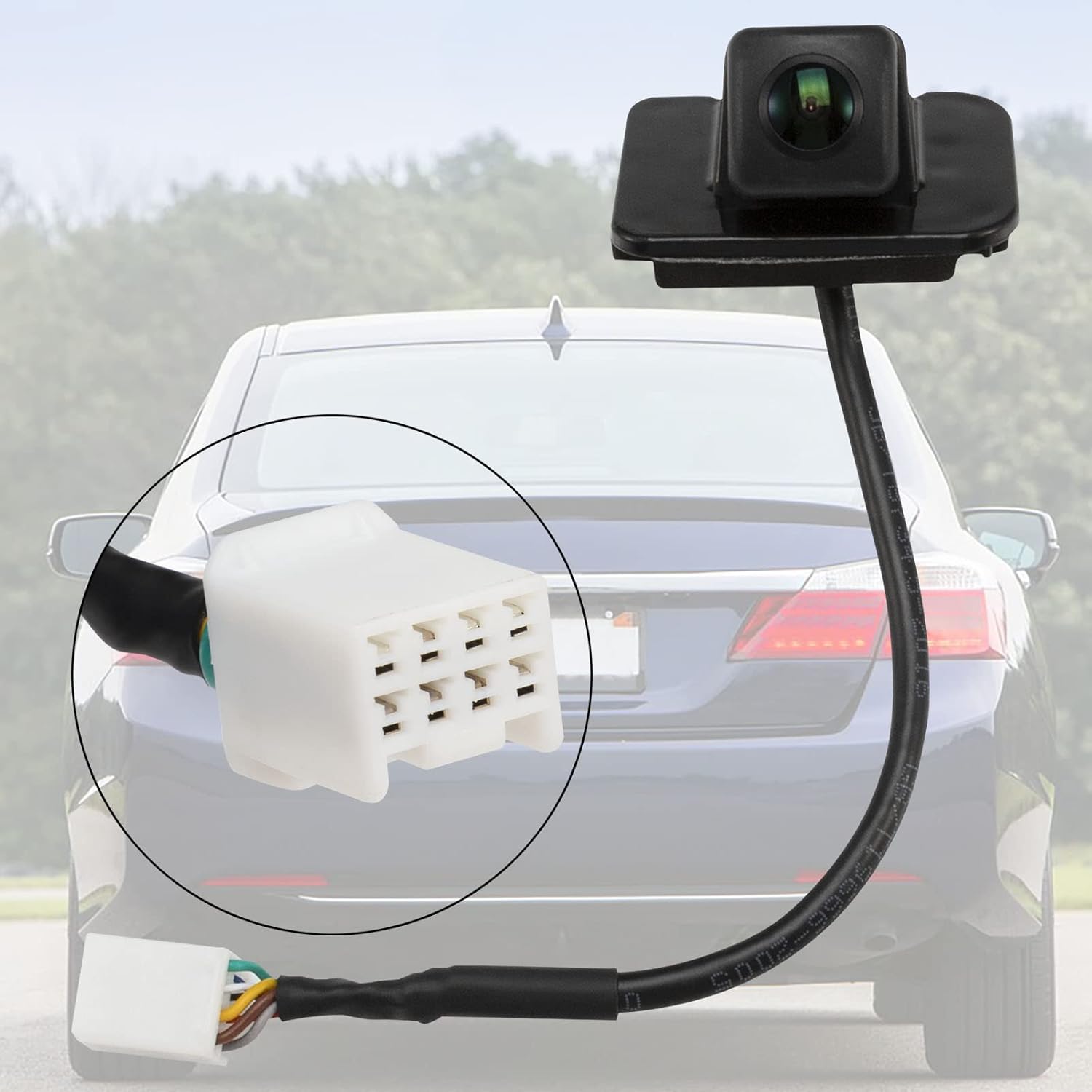 39530-T2A-A31 Rear View Backup Parking Camera Fits 2014 2015 Honda Accord Sedan EX-L, 2016 2017 Accord Sedan 39530-T2A-A21 590-440