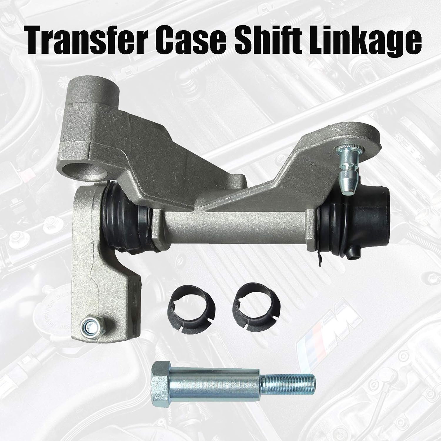 Transfer Case Shift Shifter Linkage Transfer Case Lower Shift Linkage Control Lever Compatible with 1992-1996 Ford Bronco F-150 F-250 F-350 4WD 4X4 Lower Control Replace F6TZ7210HA F2TZ7210B F3TZ7210C